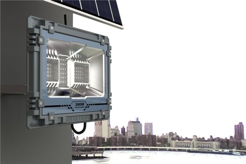 Newsky Power High Lumen Weatherproof Diecasting Aluminum Mj-Aw800 Solar Floodlight for Commercial Lighting