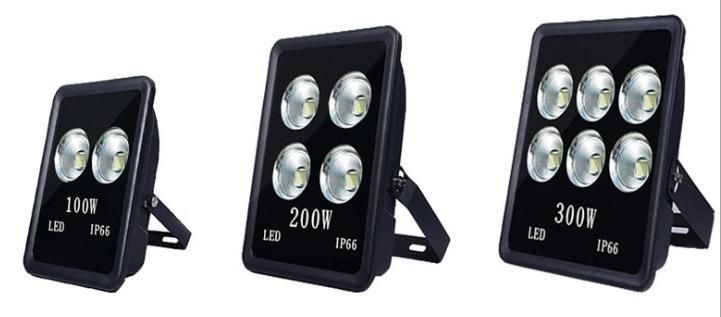 COB LED Flood Light AC100-277V Outdoor Light Fixtures 100W 200W 300W LED Luminaire