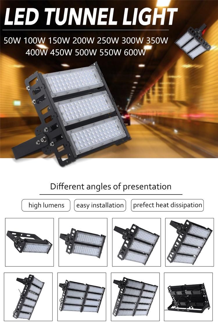 High Lumens 5 Years Warranty Super Competitive Modular Sports Feild Lighting 500W-600W LED Tunnel Light LED Flood Light CS-Mzcl