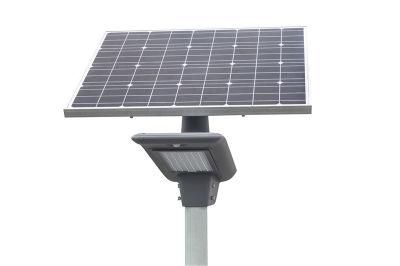 New Model Bluetooth Aluminum Motion Sensor LED All in One Semi-Split Solar Street Light