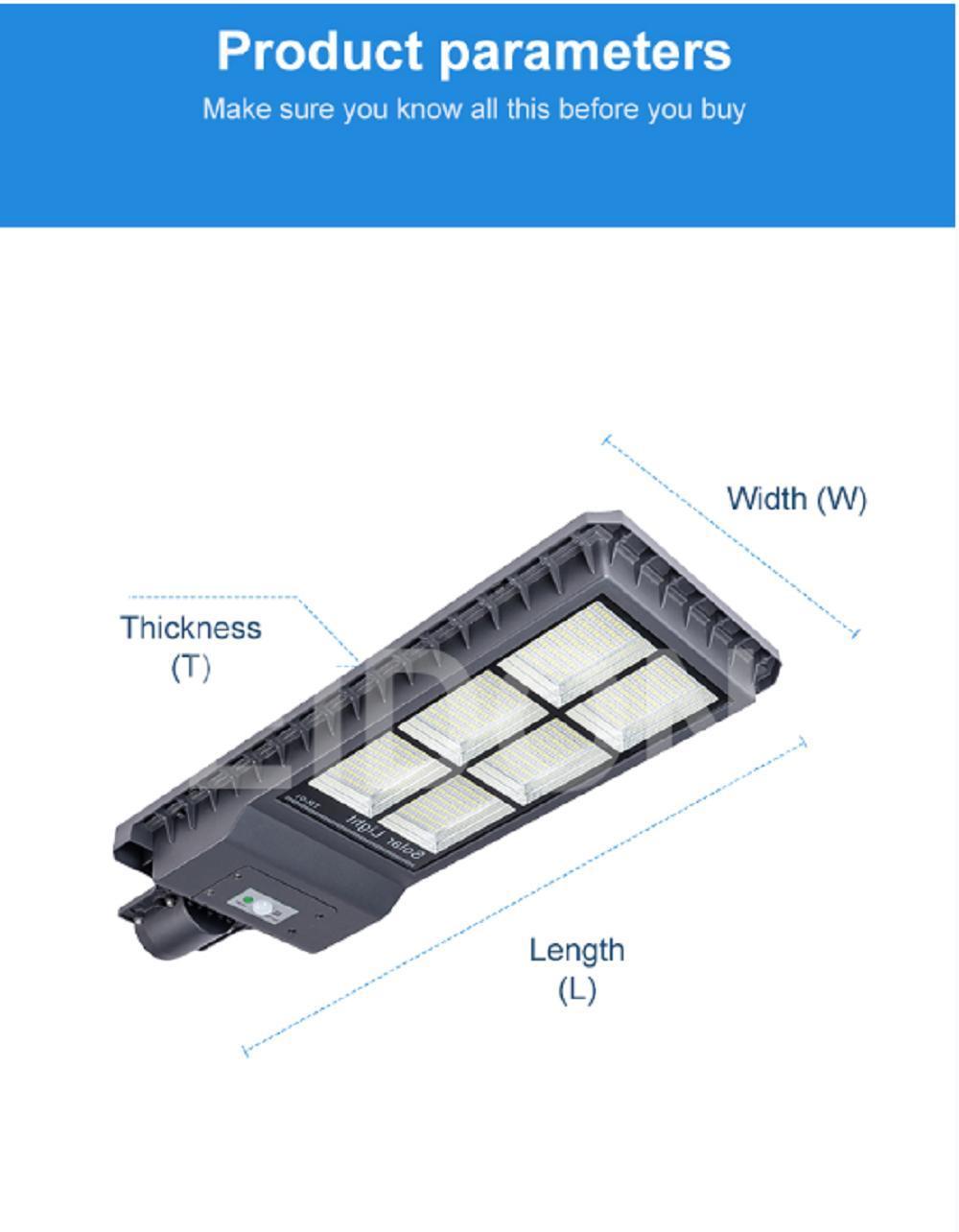 Time Controi Radar Sensor Solar LED Street Light