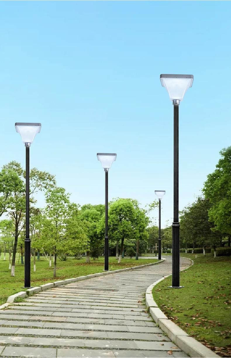 LED Outdoor 3 Meters Waterproof Garden Light High Pole Landscape Light Park Villa Community 30W Square Solar Light