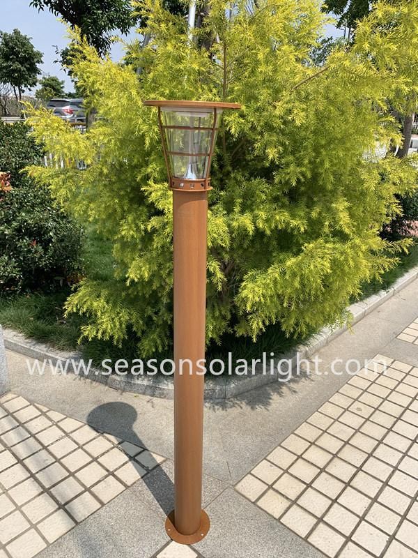 High Lumen LED Lighting Lamp Customized Height Outdoor Solar LED Garden Lamp for Walkway Lighting