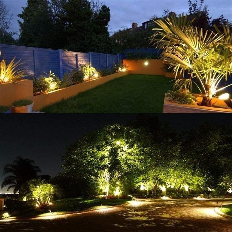 10W RGB LED Garden Lawn Light 12V Landscape Lights Waterproof IP65 Warm White Path Wall Tree Flag Outdoor Landscape Spotlight