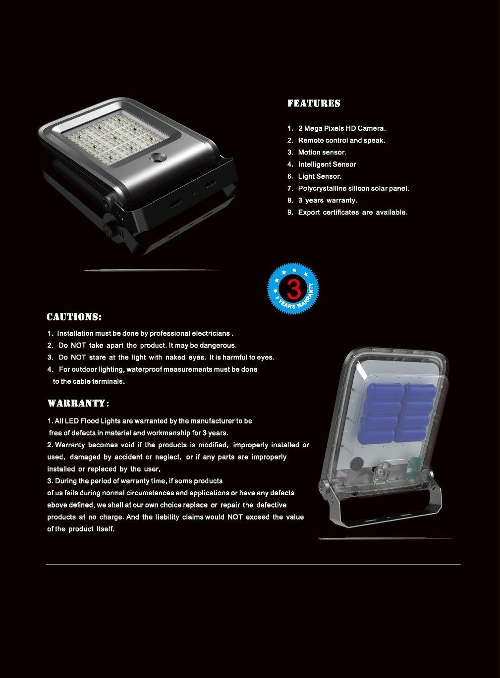 Outdoor High Brightness 200W 300W Solar Street Light with Motion Sensor and Remote Control