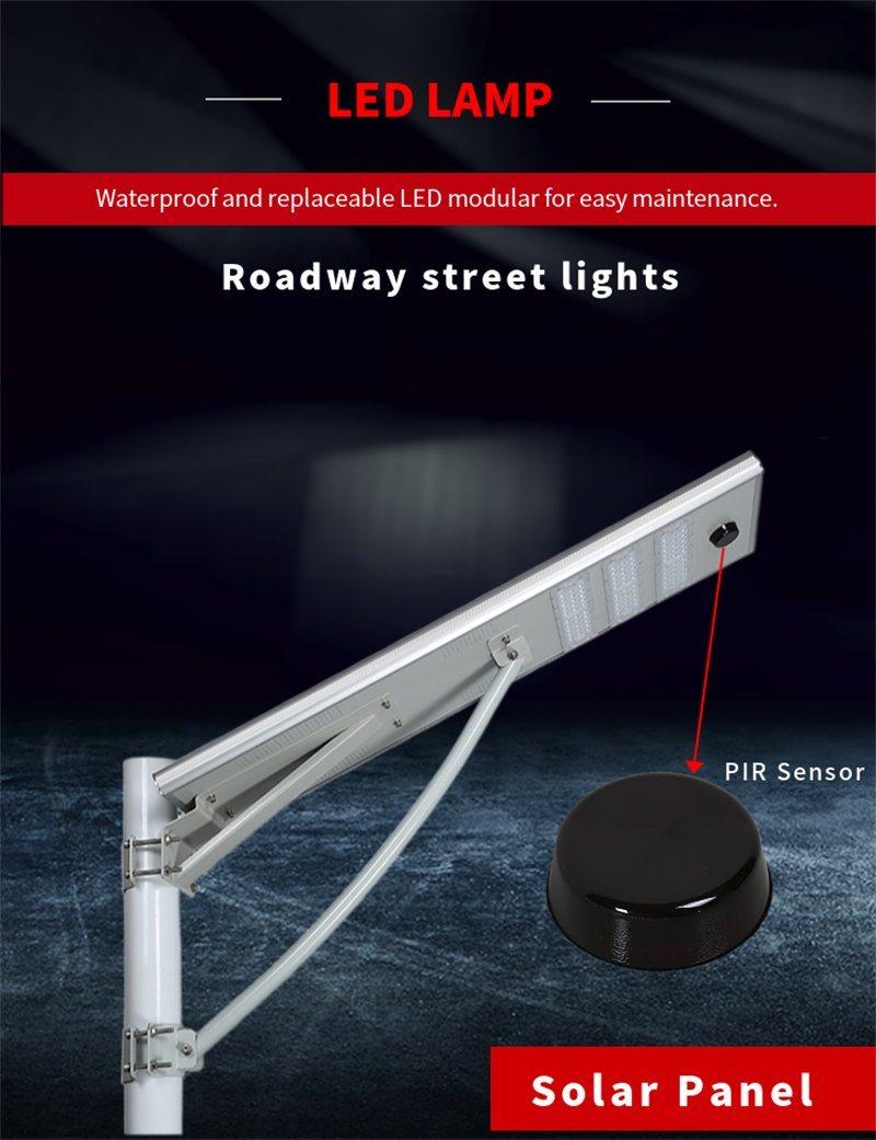 Street Lighting Outdoor 150W Waterproof LED IP65 Road LED Light All in One Solar Street Light