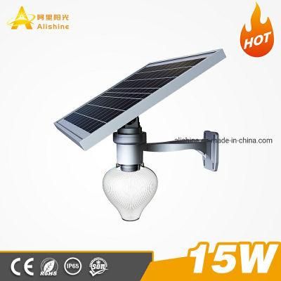 Aluminum Post Decorative Lawn Outdoor Landscape Garden LED Solar Lamp