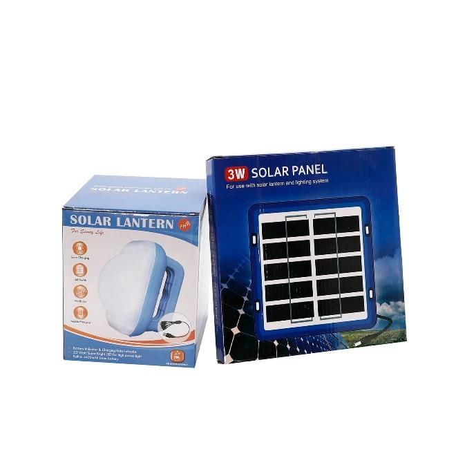 3W/5V Solar Lamp Light Lantern with FM Radio and USB