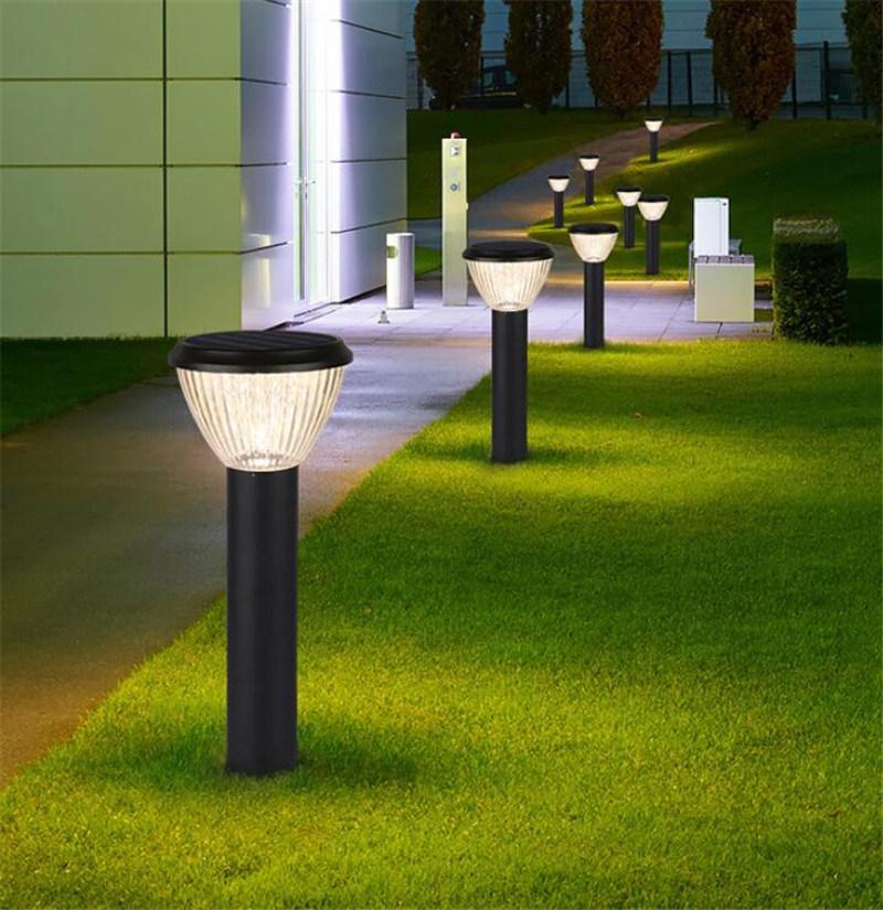 Warm Bright Solar LED Lawn Lamp Garden Light Turns on Automatically