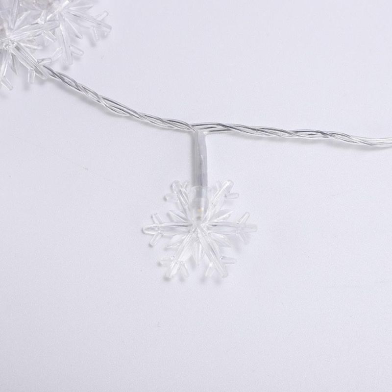 Waterproof Lamp Beads High Brightness Snowflake Lights Connectable Christmas Fairy Lights Wyz19721