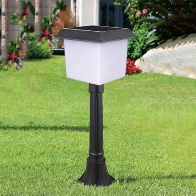 Square Shape Simple LED Lawn Light Outdoor Decoration Solar Lawn Light