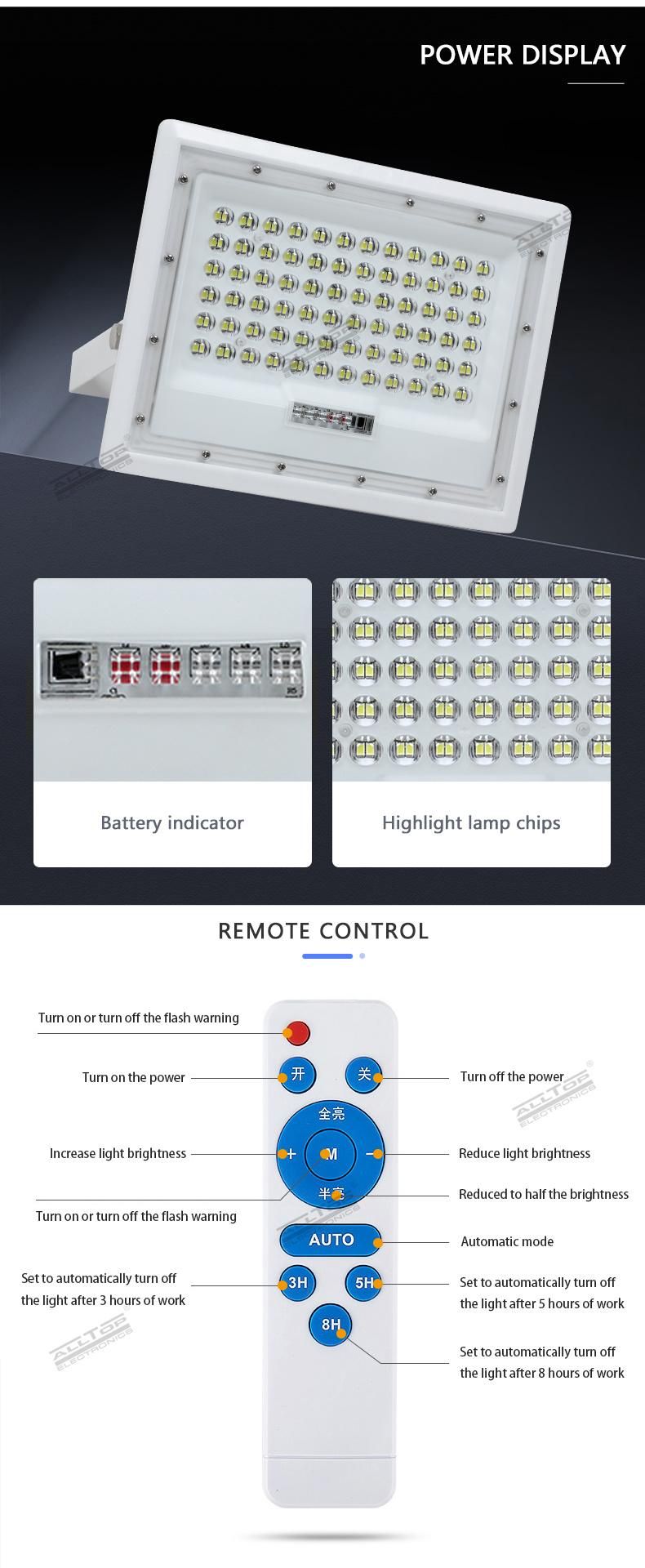 Alltop High Quality Waterproof IP65 SMD 80W 160W 240W Landscape SMD Outdoor LED Solar Flood Lights