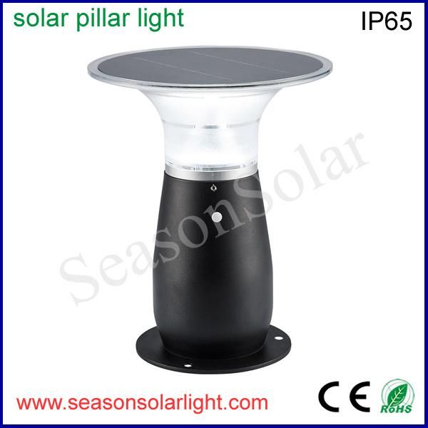 Factory New Style LED Lighting Outdoor Solar Pillar Light with High Power Solar Lighting System for Gate Lighting