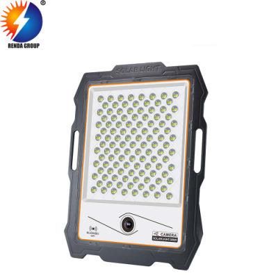 100W Solar Energy LED Lighting IP67 Flood Light with Camera