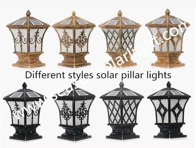 High Power LED Lamp 5W Decking Lighting Garden Outdoor Solar Post Cap Light with LED Lighting