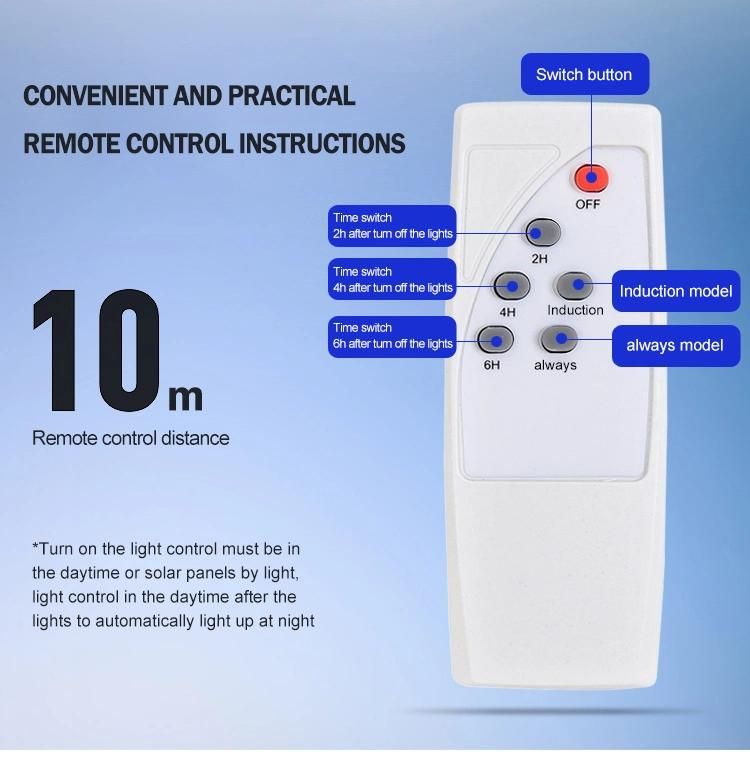 Solar LED Street Light Lamp Rechargeable Battery 2 Year Warranty All in One with Sensor Control and Radar Sensor