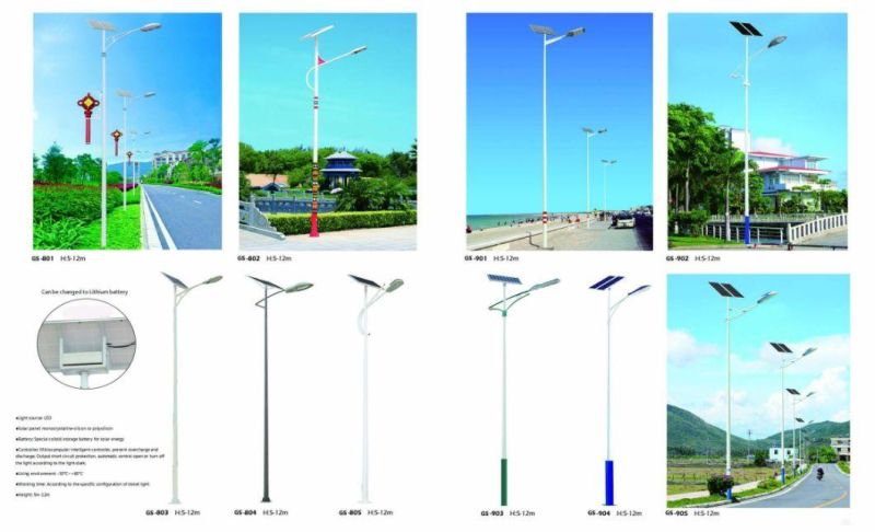 Solar Public Lighting with Integrated MPPT Charger From China Factory