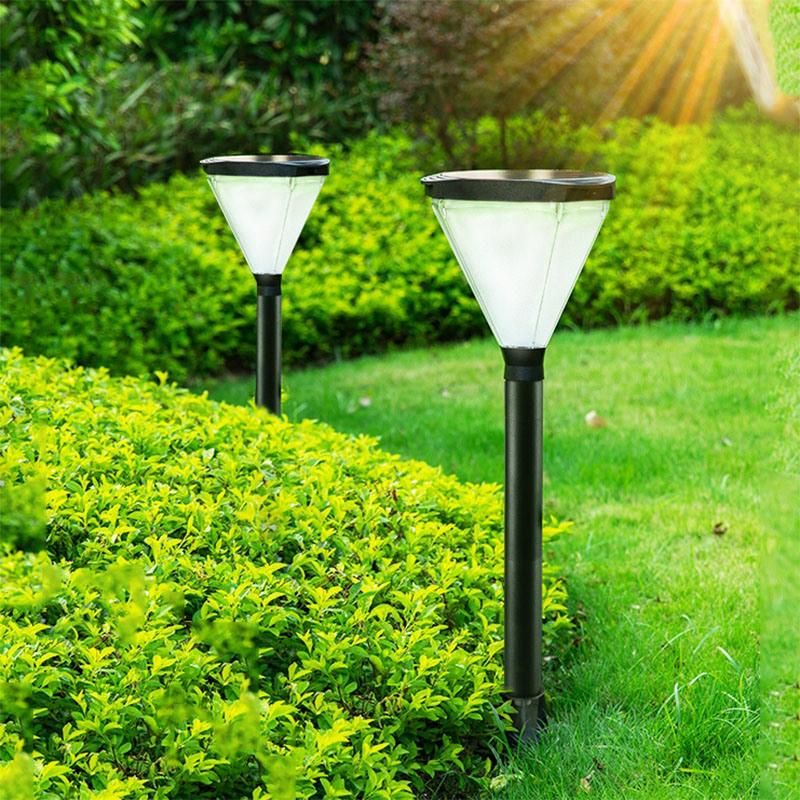 Diamond-Shaped Solar Lights Waterproof Outdoor Lighting Solar Lawn Lights