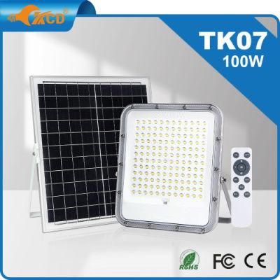 Eco Super Bright CE RoHS Remote Control Lighting IP66 Slim SMD Outdoor LED Solar Floodlight 50W 100W 200W 300W 400W 500W