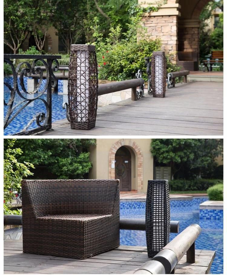 on Promotion Solar Garden Rattan Lamp Landscape Light