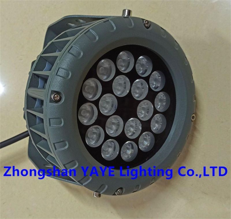 Yaye 2022 Hottest Sell 36W Factory Price CE/RoHS Outdoor Waterproof IP67 LED Spotlight with 3 Years Warranty/1000PCS Stock (9W/12W/18W/24W/36W/48W Available)