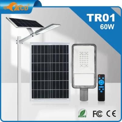 Split Solar Street Light 60W High Power LED Warm White