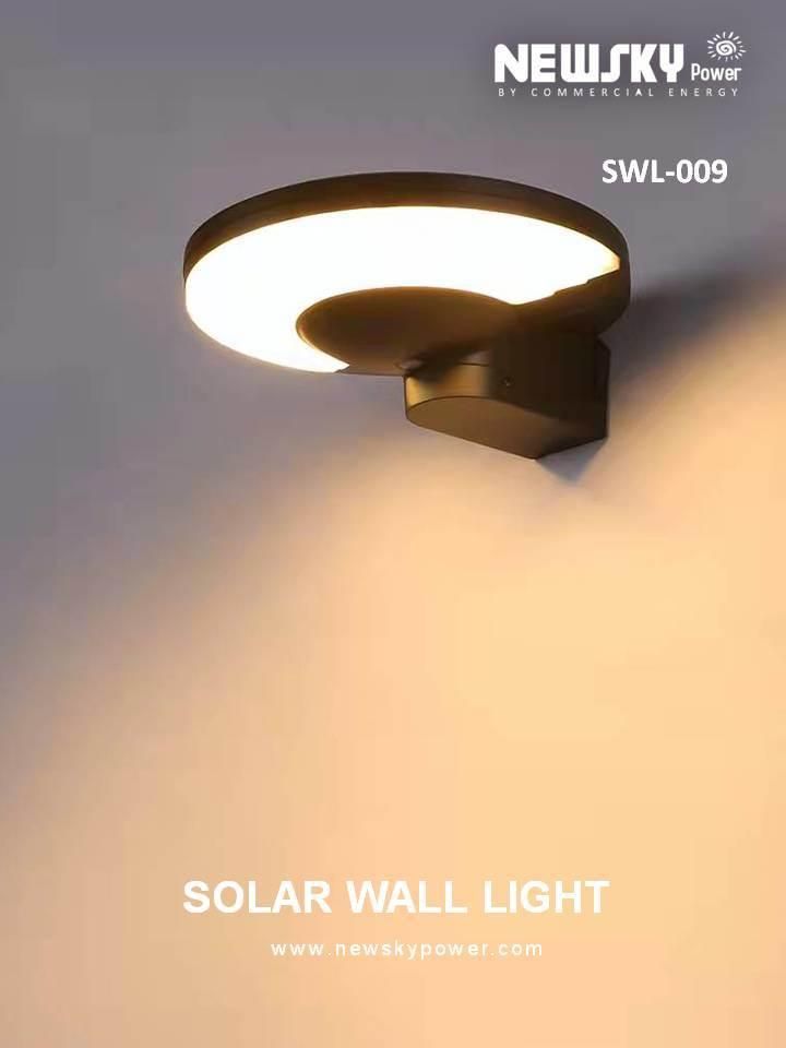 2022 New Wholesale Price Outdoor Waterproof IP65 Solar Power LED Wall Lamps with Long Time Working