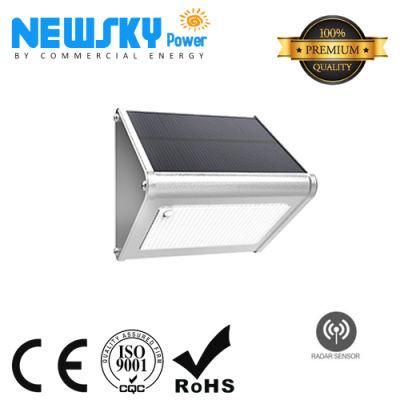 Waterproof 3.5W Panel All in One Sensor Power Pole Wall Outdoor LED Street Solar Light