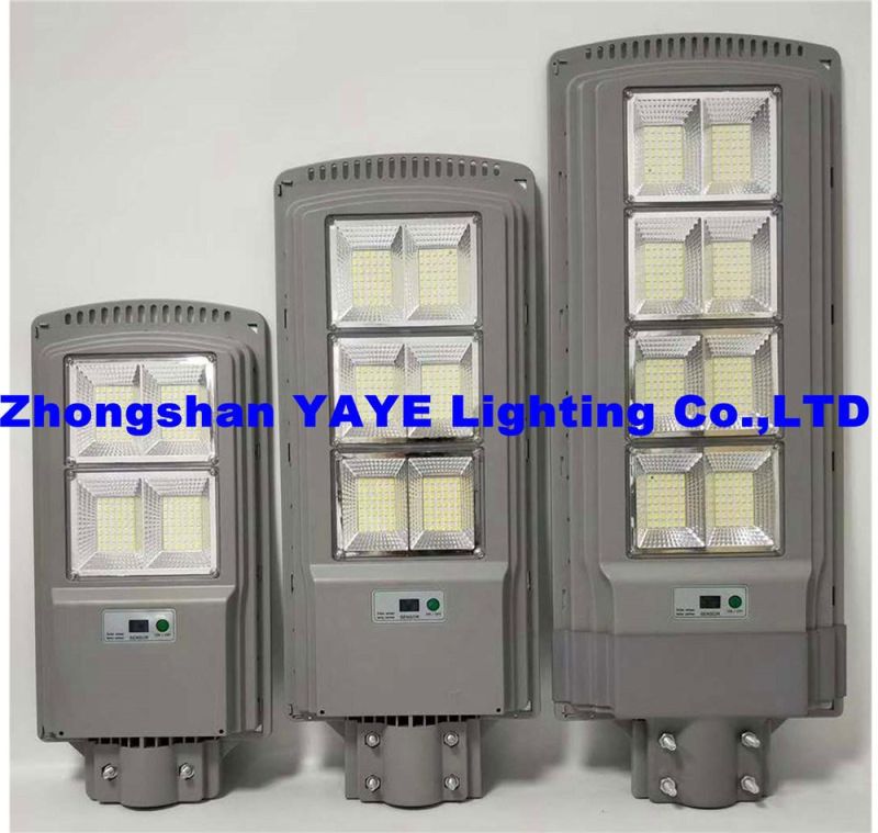 Yaye 18 Hot Sell Low Price High Quliaty 60W SMD5730 All in One Solar LED Street Light 1000PCS Stock/Radar /Remote Controll/ 3 Years Warranty