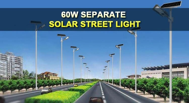 IP65 Waterproof PIR Sensor 60W Separate Solar LED Street Light