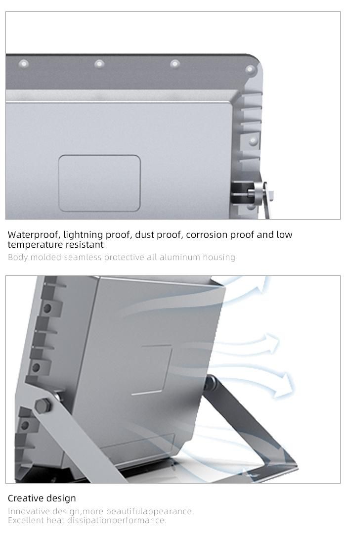 Factory Price 100W 300W 500W Solar Garden Flood LED Lights