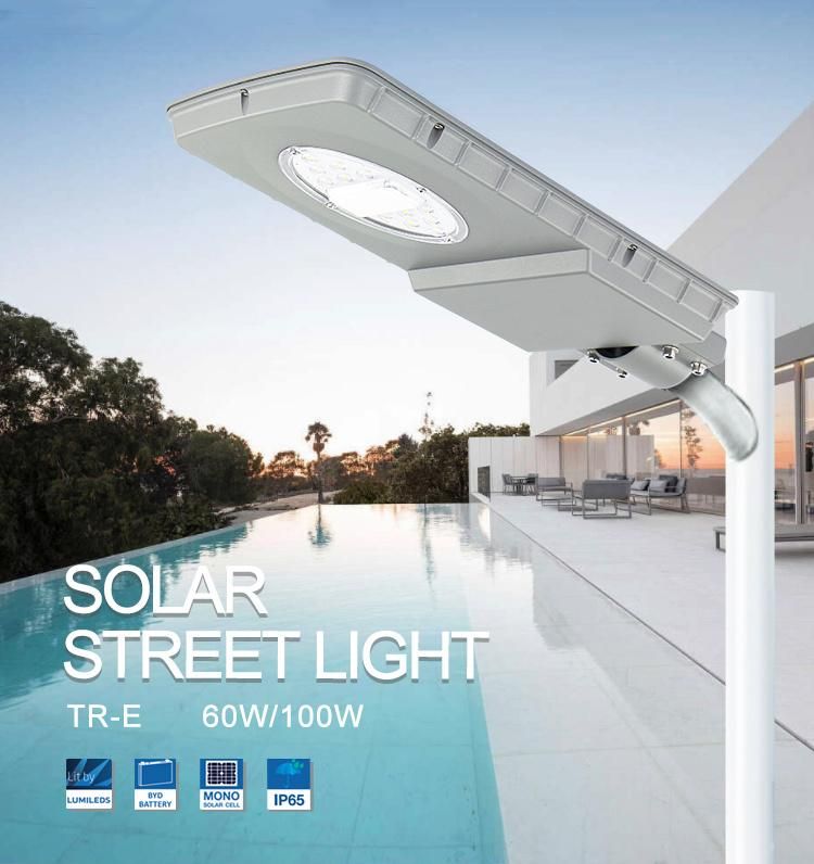 Commercial Cheap Aluminum Outdoor Solar LED Streetlight 100W 120W 200W 300W All in One 400 Watt Flexible Solar Street Lights