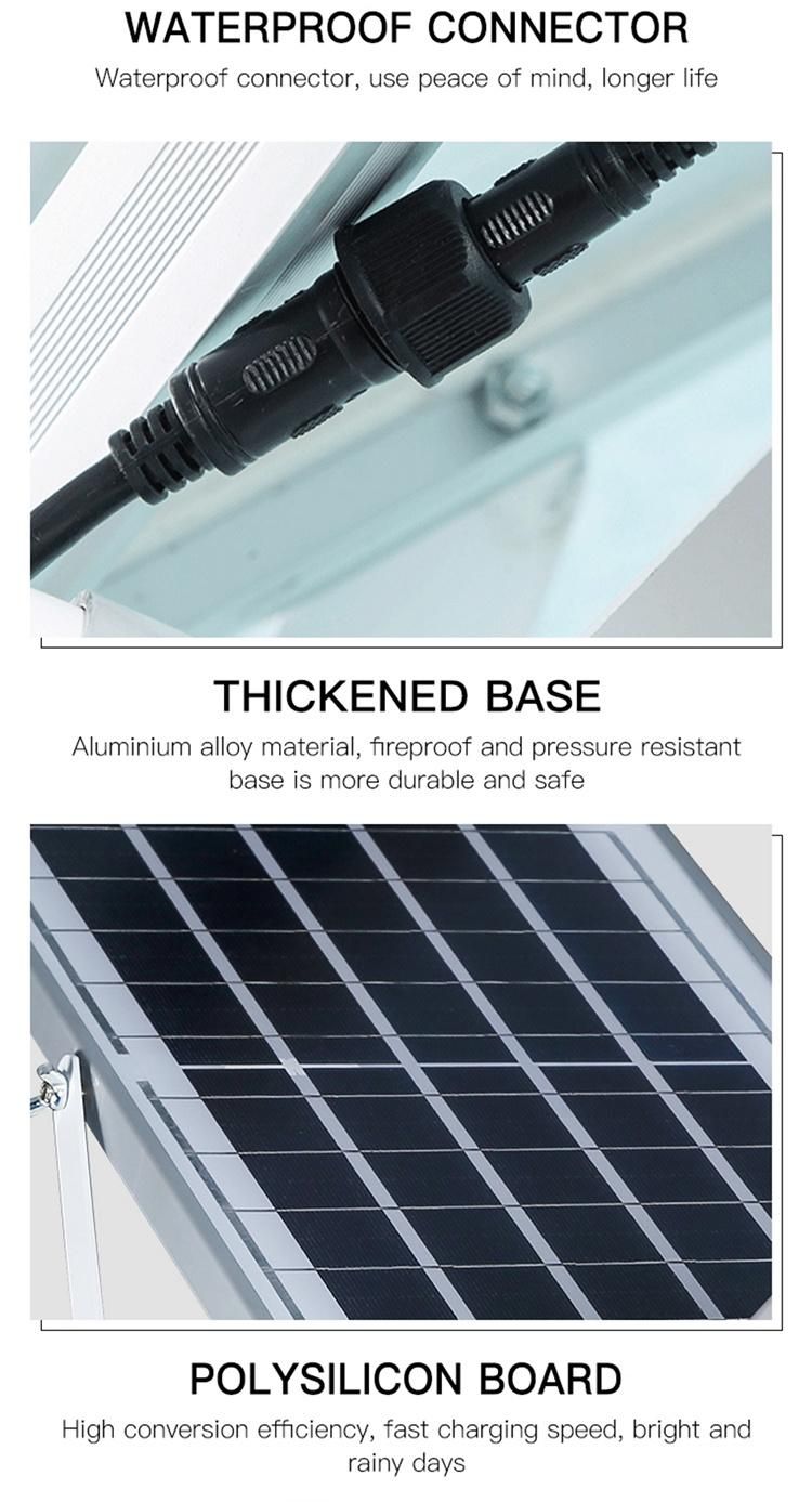 High Lumen 60W Aluminium Garden Outdoor Waterproof IP65 Solar Street Light (CS-TYBJ-60)