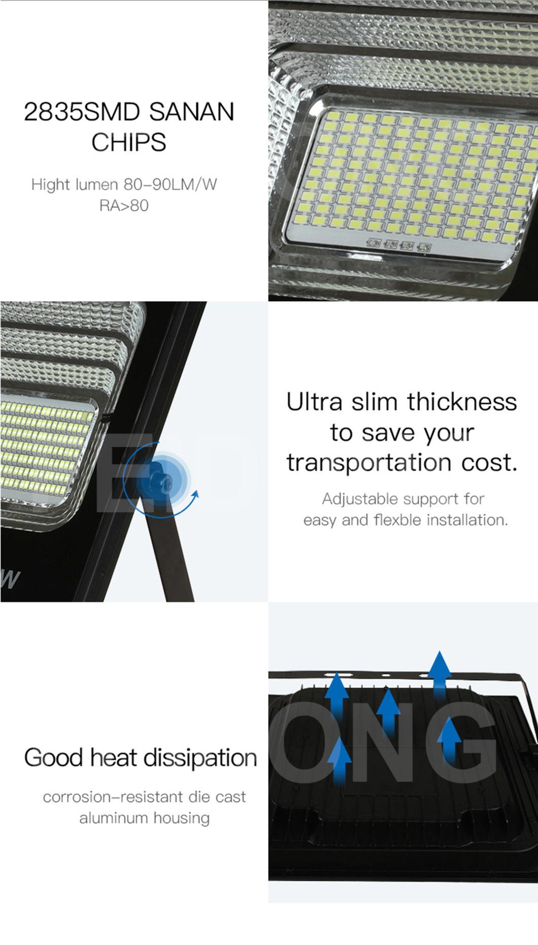 Outdoor Intelligent Remote Control Induction Radar Light Control Garden Light with Solar Panel