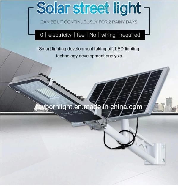 High Quality 100W 200W 300watt IP65 Waterproof Solar Panel LED Outdoor Street Light for Parking Lot Lighting