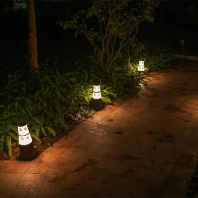 Pot Shape Ncgs-13 Garden Light LED Western Style Outdoor Lamp Bollard with 2 Lights