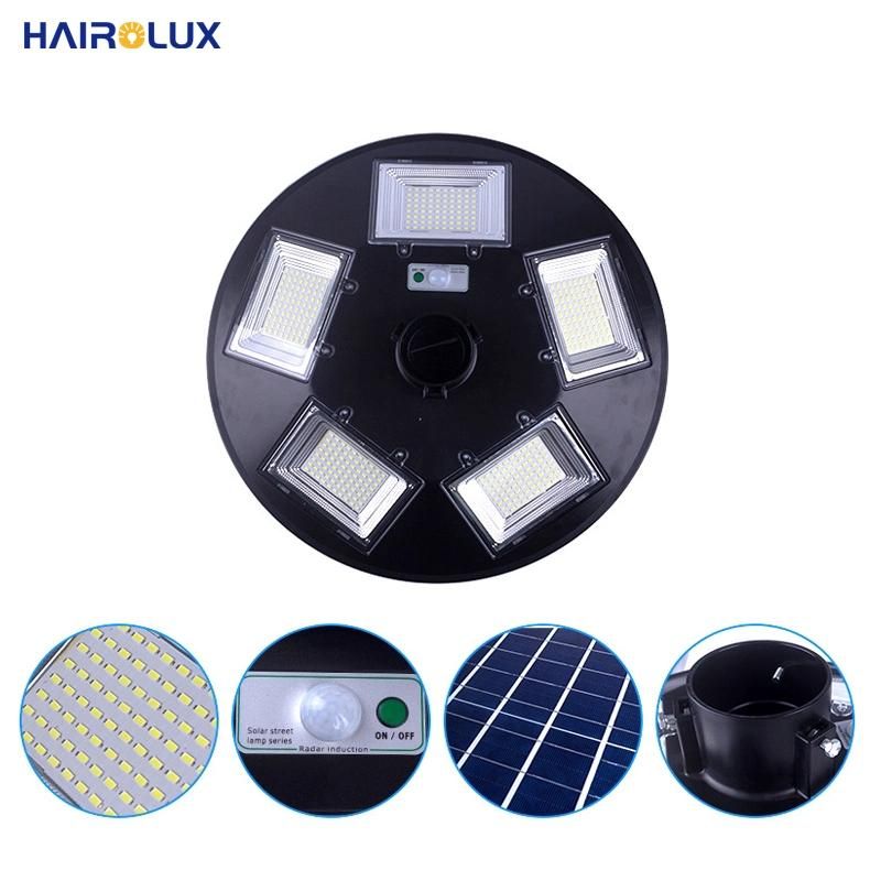 Hairolux Outdoor Waterproof High Lumen Ultra Brightness Decoration Post Pillar Lamp LED Solar Garden Light