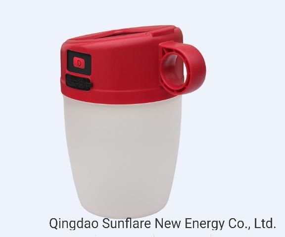 IP65 Solar Light/Lamp/Lantern with 400mAh LiFePO4 Battery for Study/Camping