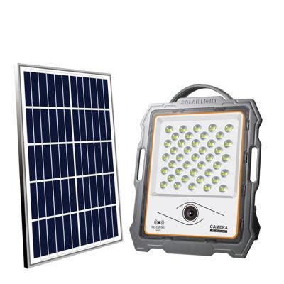 P65 Waterproof Outdoor Wall Lamp SMD Monitoring CCTV Camera 100W 200W 300/400 Watt LED Solar Flood Light