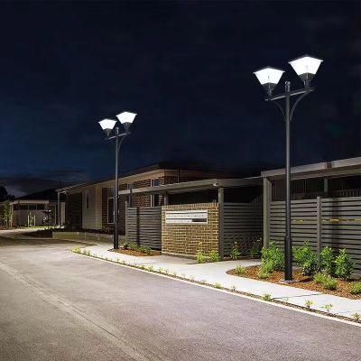 New Design Outdoor LED Lamp IP65 LiFePO4 Battery Solar Lawn Garden Lights