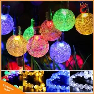 30LEDs Bubble Solar String Lights for Garden Christmas Wedding Decoration