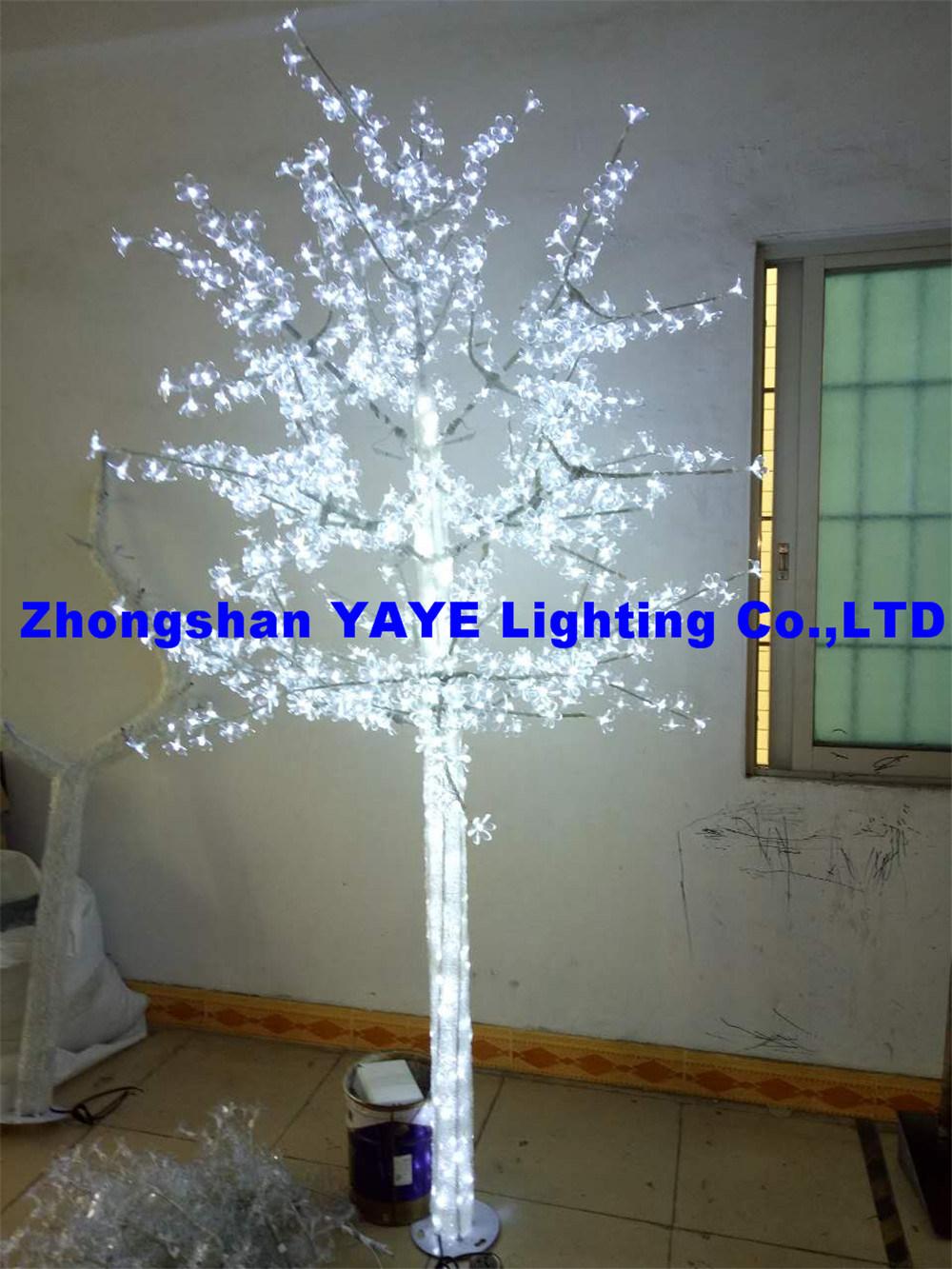 Yaye 18 USD138/PC for 2m High/1.6m Diameter ABS LED Cherry Tree / Outdoor LED Cherry Blossom Tree with 2 Years Warranty