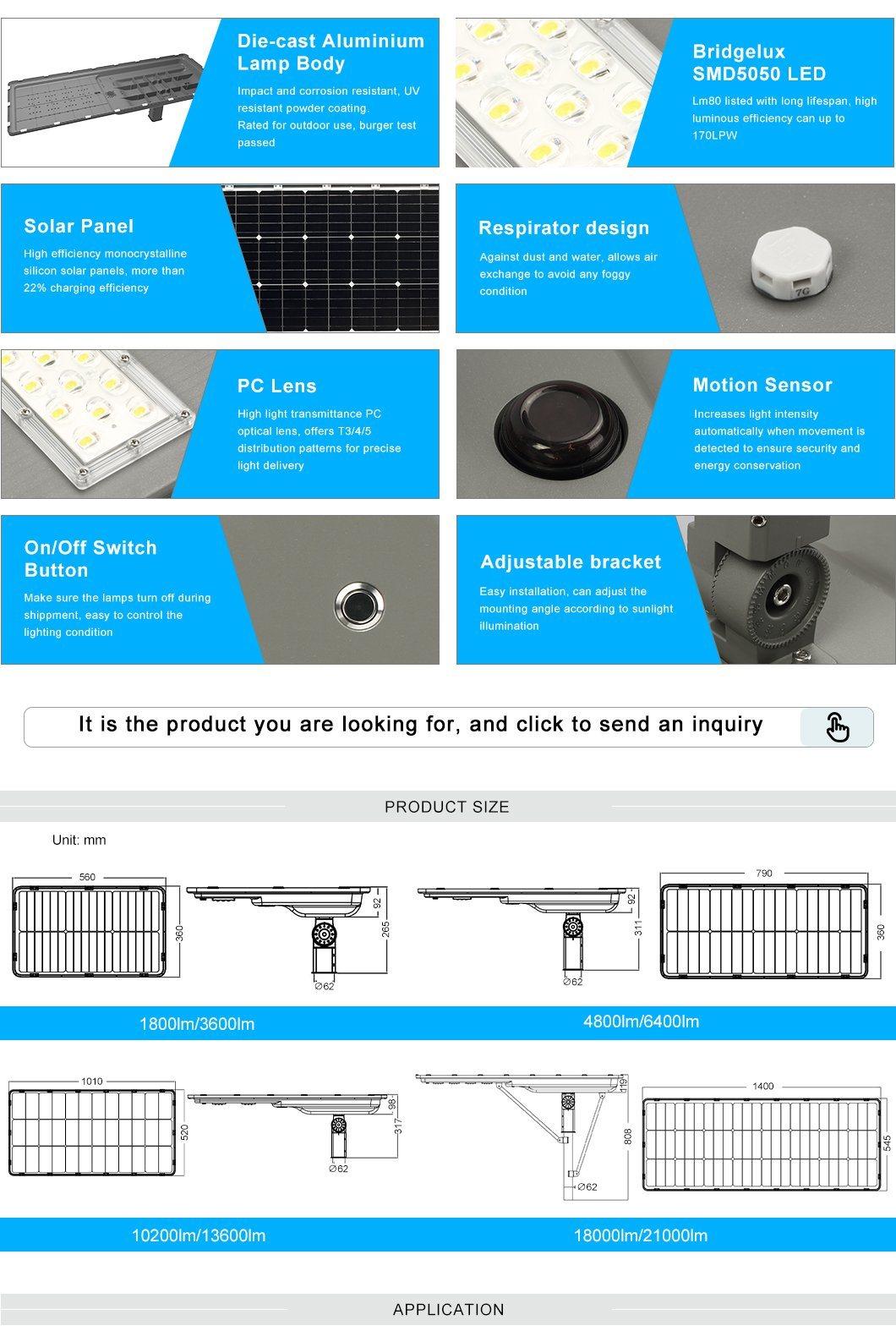 Environmental 28LEDs Waterproof Monocrystalline 2700 Solar Light Outdoor Street