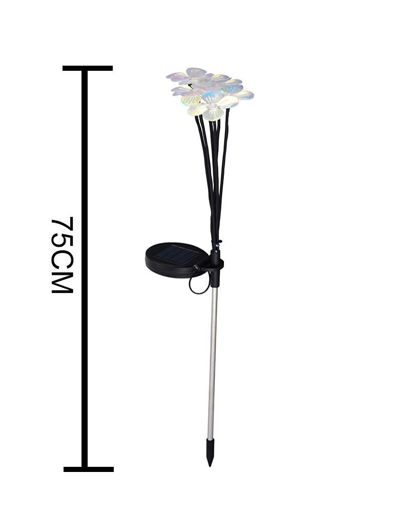 Outdoor Solar Colorful Flowers Light Decoration Garden Landscape Light