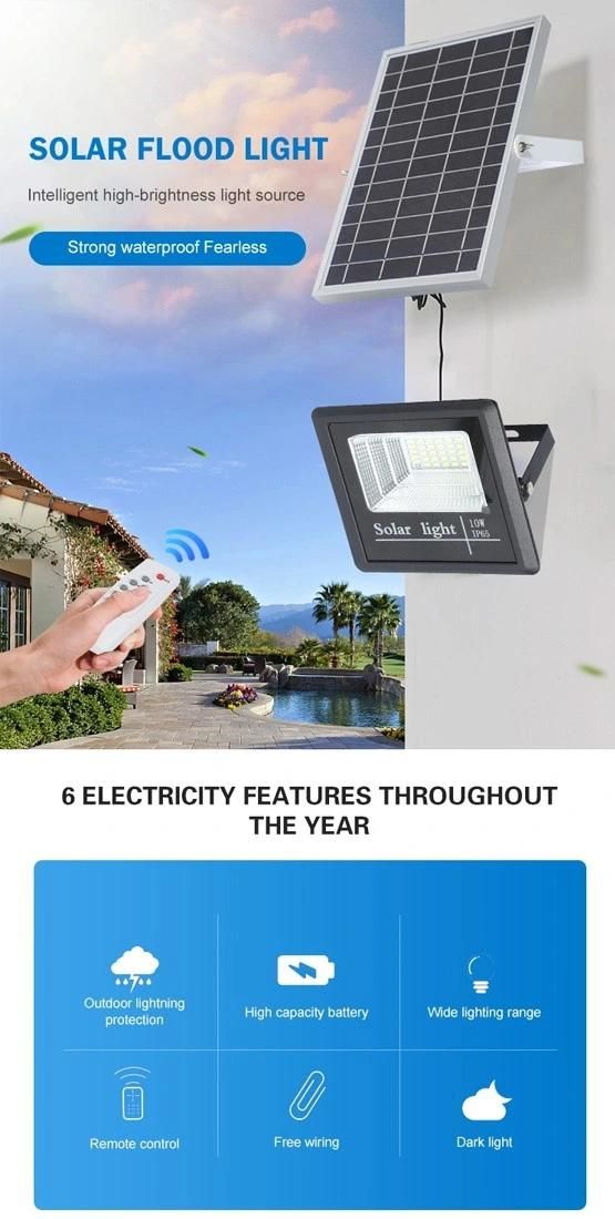 Energy Saving Home Power Garden Remote Controller LED Solar Flood Lighting System Street Light Garden Wall Underwater Sensor Lamp Decoration Wall