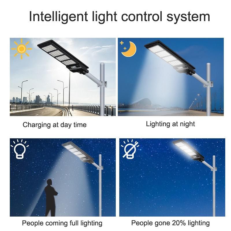 Wholesale 60W 90W 120W Remote Control Sensor ABS LED Outdoor Waterproof IP65 Solar Street Light