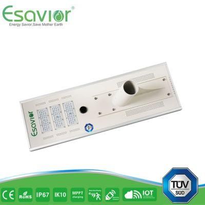 Esavior 100W Integrated All in One Solar Powered LED Solar Light Street/Pathway/Garden/Flood Light with Motion Sensor