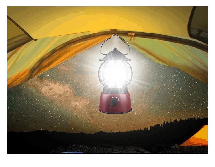 Newly Portable Outdoor Hanging Tent Light Retro Camping Lantern