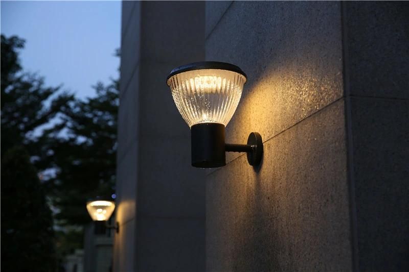 Outdoor Solar Luminaire Aluminum 3W Integrated All in One LED Solar Wall Light for Public Area Road Street Garden Park