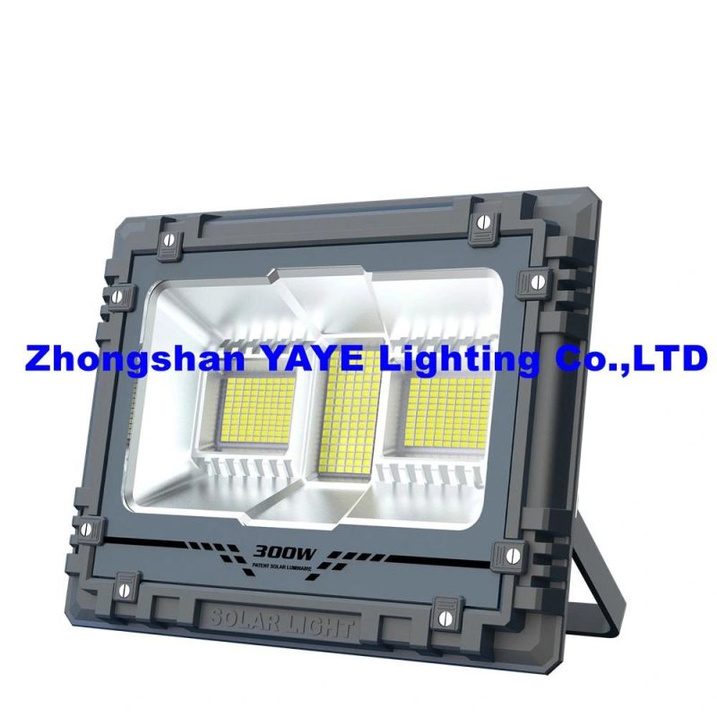 Yaye Hottest Sell High Quality Die Casting Aluminum 200W Solar LED Flood Spot Lighting with Remote Controller/ 1000PCS Stock